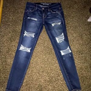 Women’s size 8 American Eagle Outfitters Super Low Jeggings